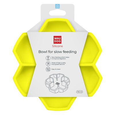 WAUDOG Slowfeed skål Silikon
