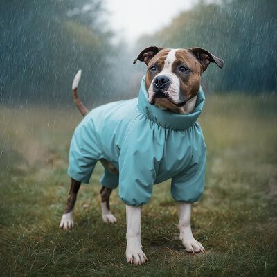 WAUDOG Regntäcke Overall Blå