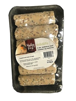 Hobby First Fettstav mjölmask och insekter 6x90g