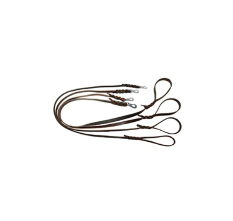 ALAC Läderkoppel Mörkbrun 6mm x180cm