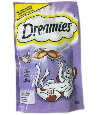 Dreamies Kattgodis Anka 60g