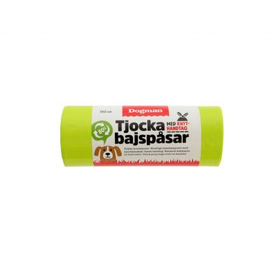 Bajspåse Knythandtag 50-pack