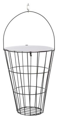 Höhäck Hängande med lock, metall, 21 cm