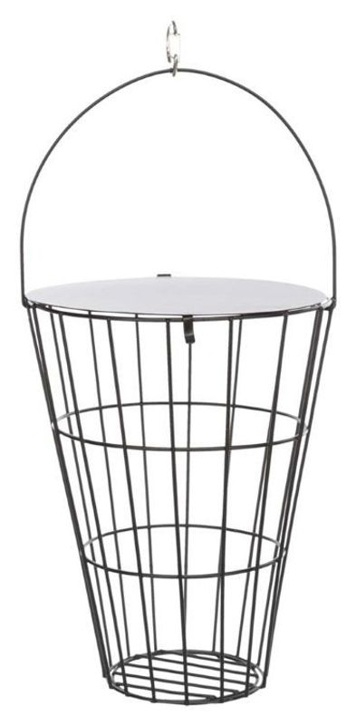 Höhäck Hängande med lock, metall, 21 cm