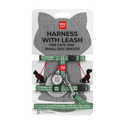 WAUDOG Re-Cotton Kattsele Valpsele med koppel