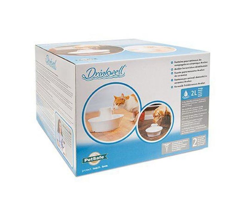 Vattenfontän Drinkwell Avalon Keramisk 2l