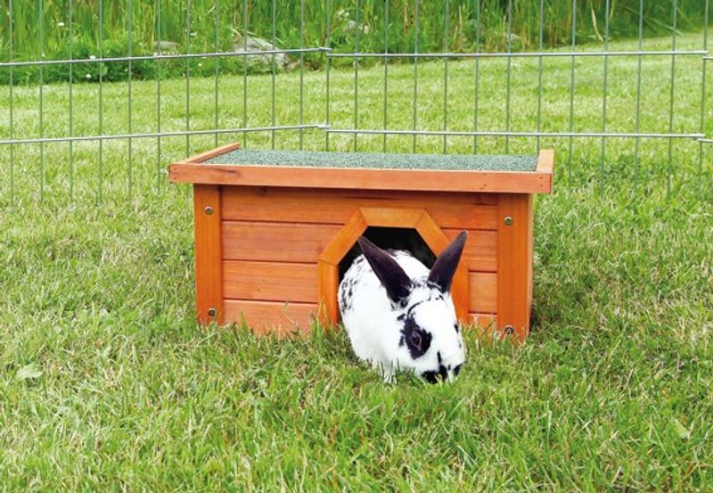 Smådjurshus Natura, 40 x h20 x 28 cm, brun