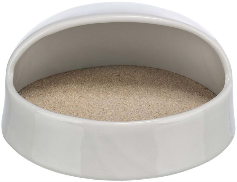 Sandbad för hamster i keramik 20x10x6 cm