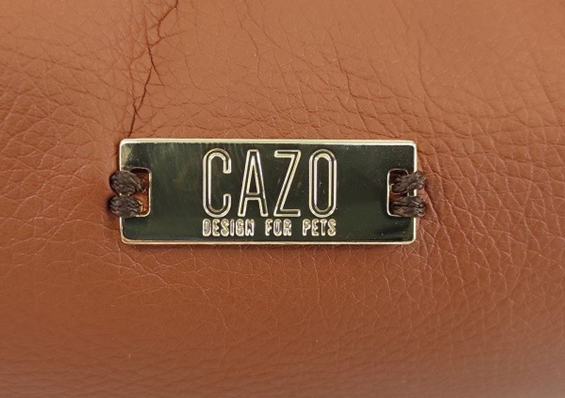 CAZO Hundbädd Oxford Läder & Rutig Tweed