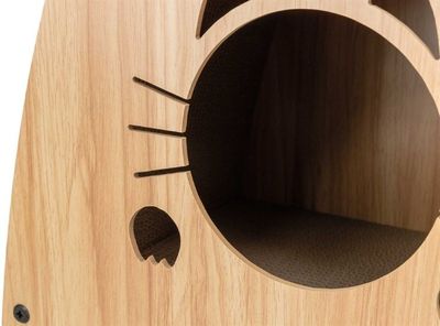 Klöshus, MDF, 48 x 48 x 28 cm, ljusbrun