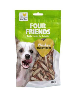 FourFriends Dog Chicken Twist Bite