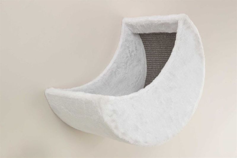 Klösmöbel & Klätterset för väggmontage 4 delar vit/grå