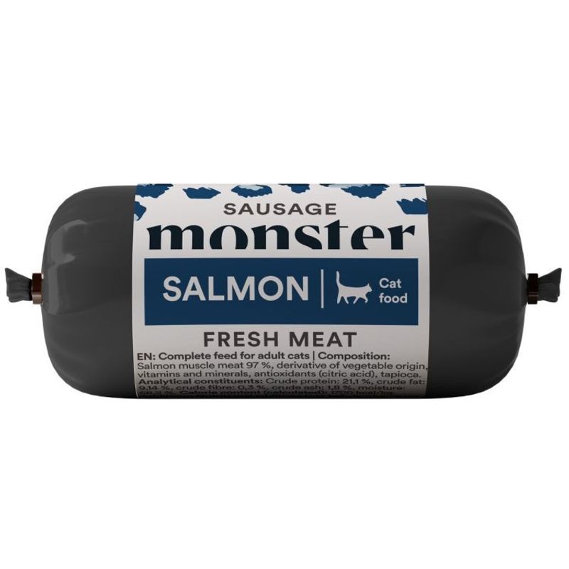 Monster Cat Sausage Salmon 80 g