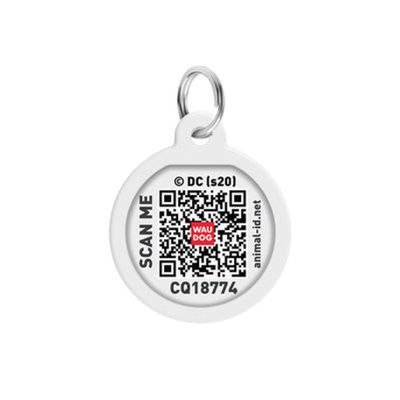 WAUDOG Smart ID Bricka för Hund & Katt Superman is hero Rund