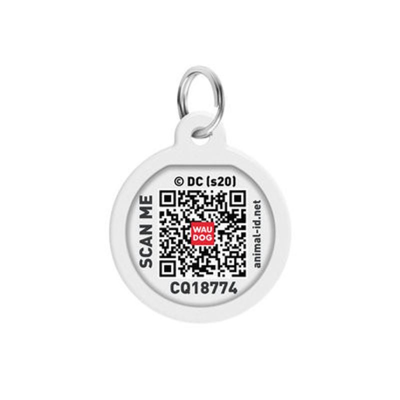WAUDOG Smart ID Bricka för Hund & Katt Superman is hero Rund