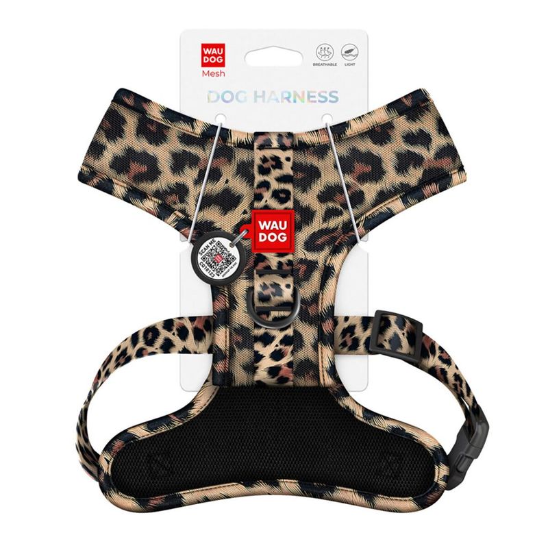 WAUDOG Mesh Hundsele Leopard