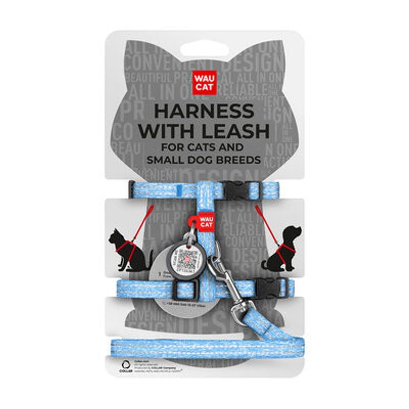 WAUDOG Re-Cotton Kattsele Valpsele med koppel