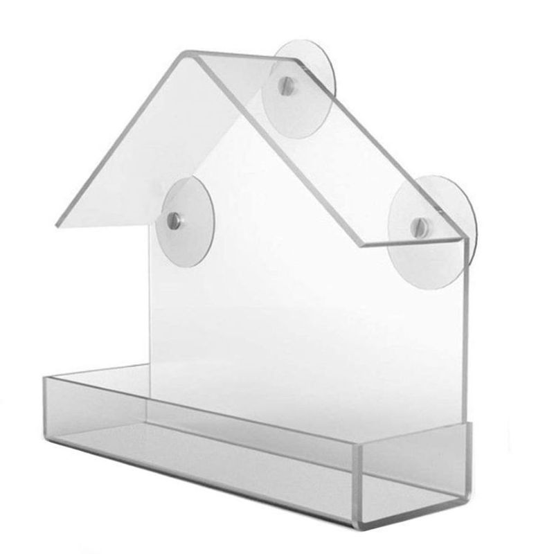Fågelmatare Transparent Akryl