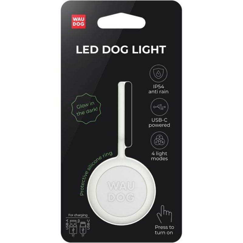 WAUDOG RGB LED lampa för hundhalsband