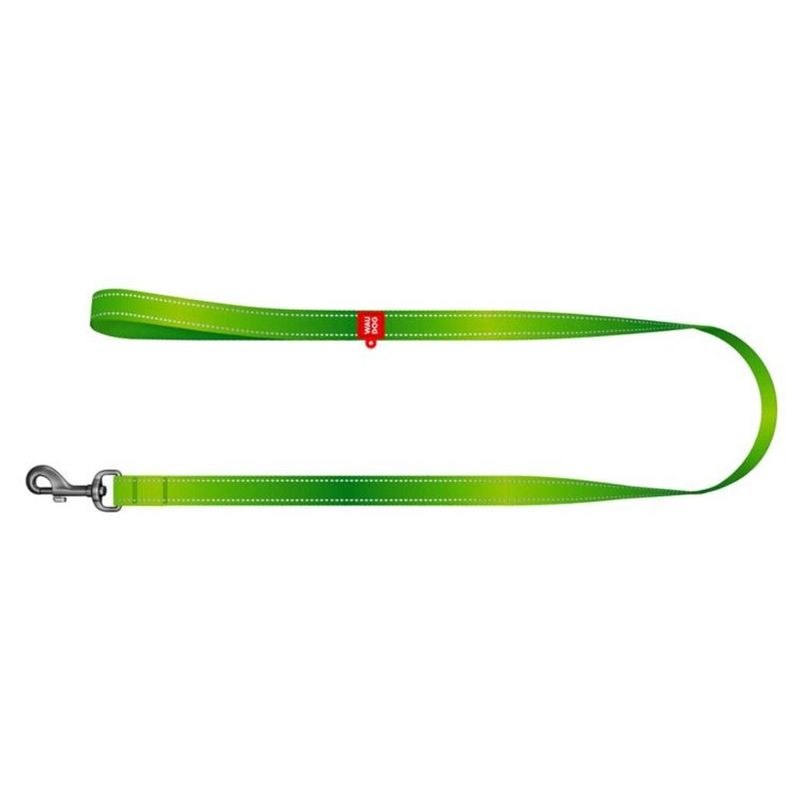 WAUDOG Hundkoppel Mono Reflex, Ljusgrön