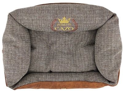 CAZO Hundbädd Premium Läder & Tweed
