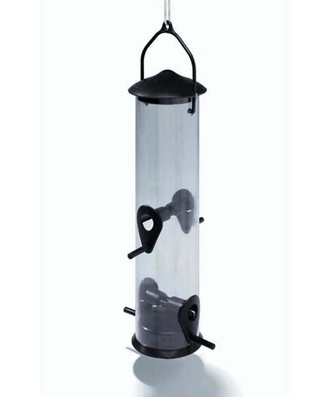 Fågelmatare Rör 30 cm Svart