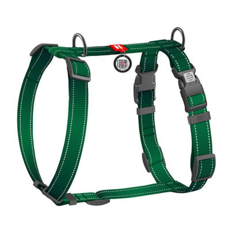 WAUDOG H-Sele Hund Mono Reflex Grön