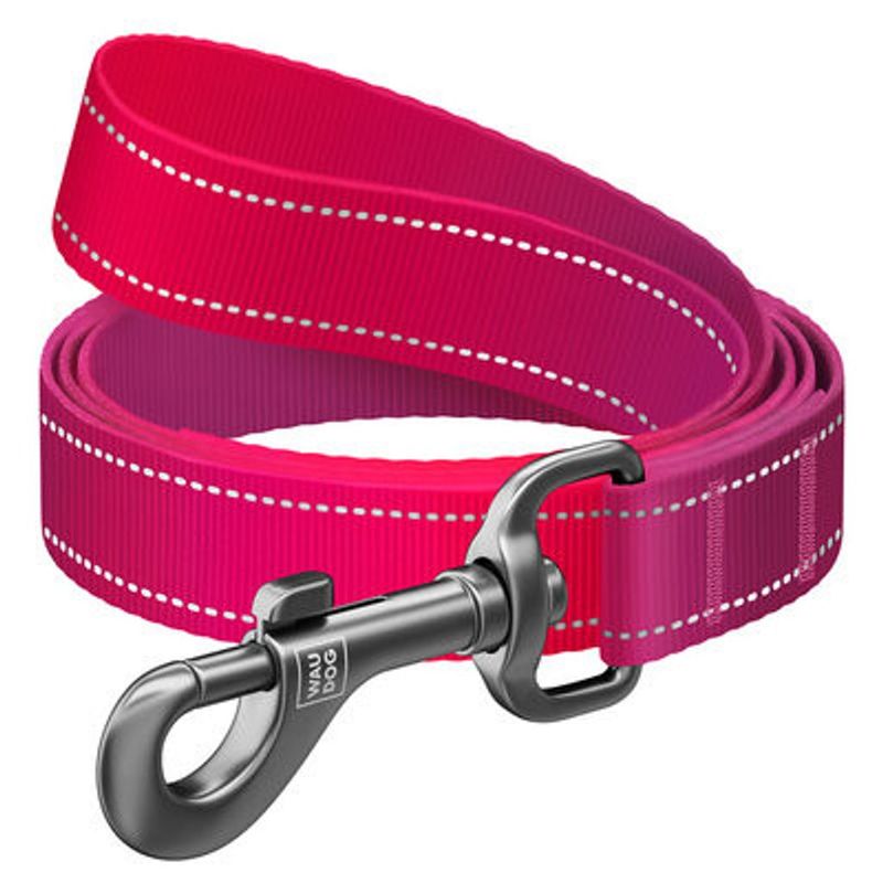 WAUDOG Hundkoppel Mono Reflex Rosa