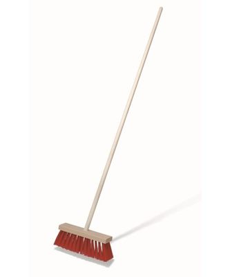 Piasavakvast Röd 30cm Inkl Skaft 140cm