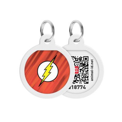 WAUDOG Smart ID Bricka för Hund & Katt Flash logo Rund