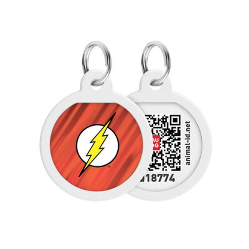 WAUDOG Smart ID Bricka för Hund & Katt Flash logo Rund