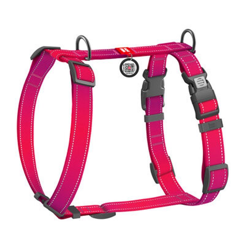 WAUDOG H-Sele Hund Mono Reflex Rosa