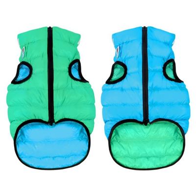 Självlysande Hundjacka AiryVest Lumi Grön Blå