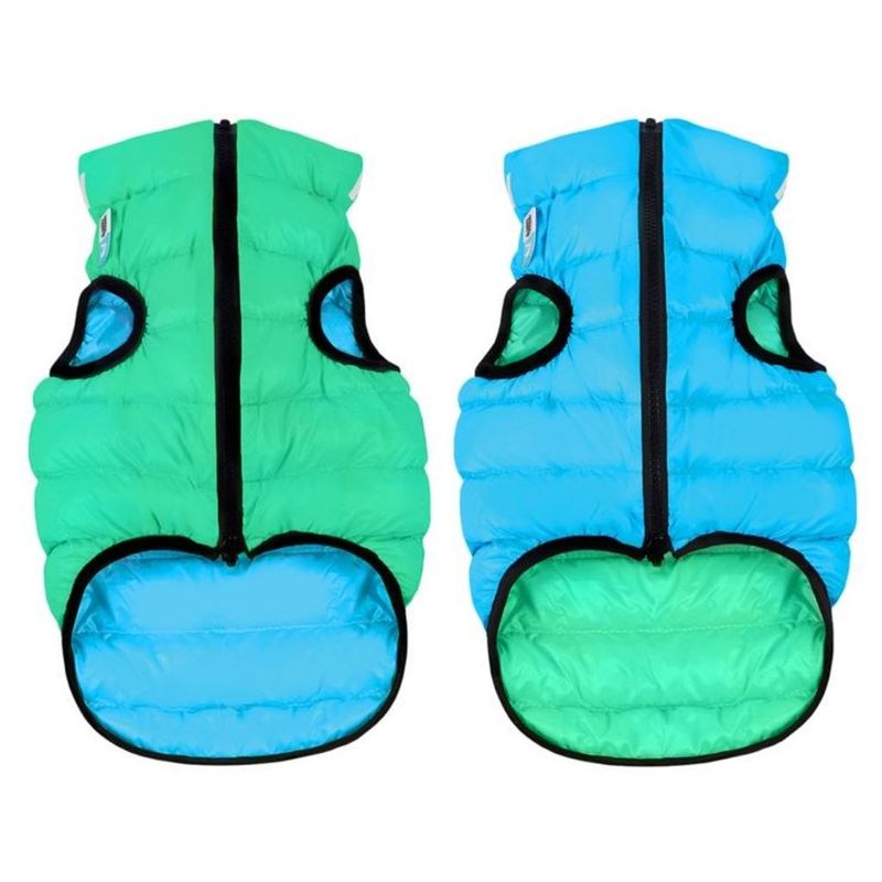 Självlysande Hundjacka AiryVest Lumi Grön Blå