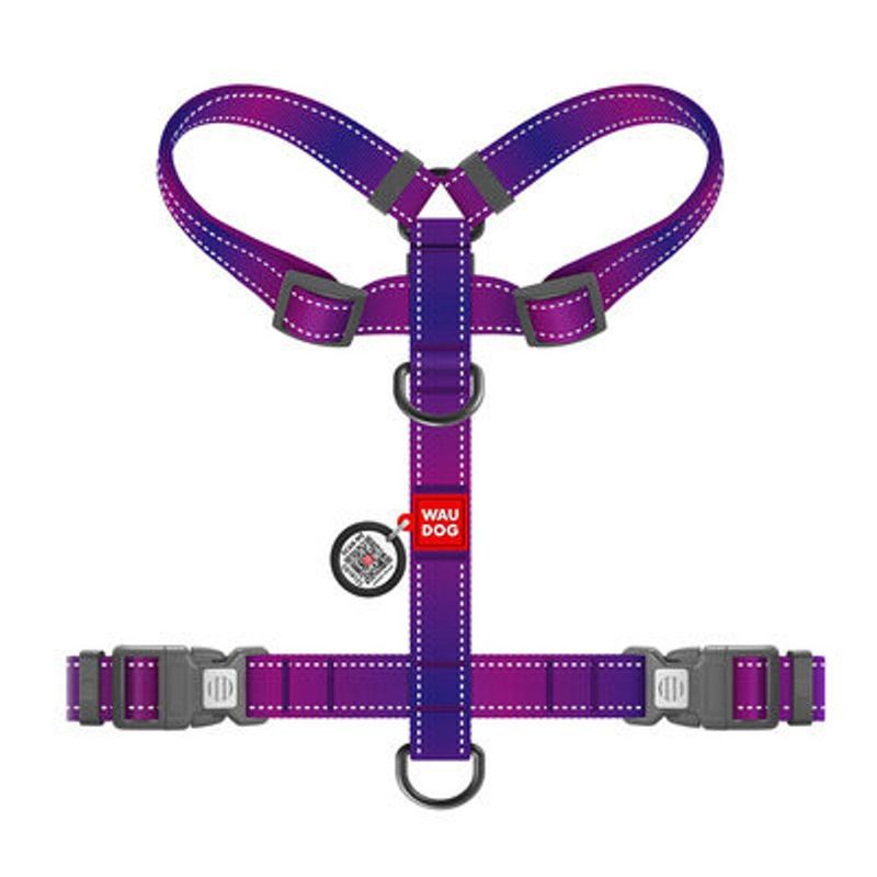 WAUDOG H-Sele Hund Mono Reflex Lila