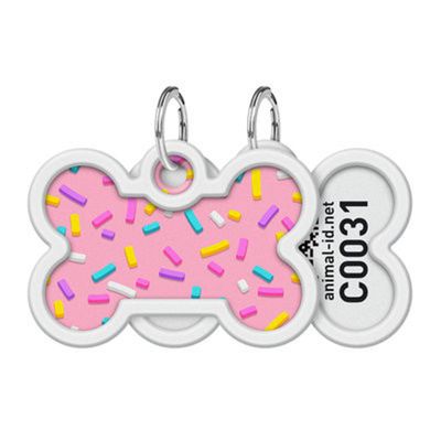 WAUDOG Smart ID Bricka för Hund & Katt Marshmellow Ben 40mm