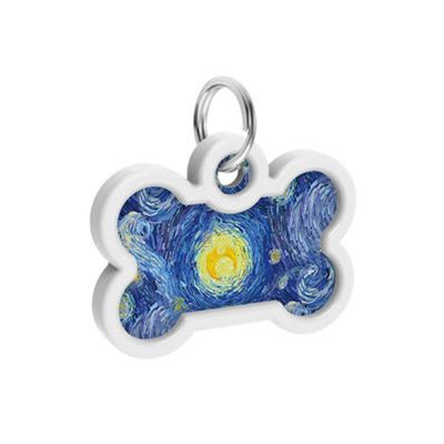 WAUDOG Smart ID Bricka för Hund & Katt Water lilies Ben