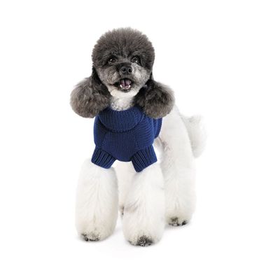 Stickad Hundtröja Sam Blå