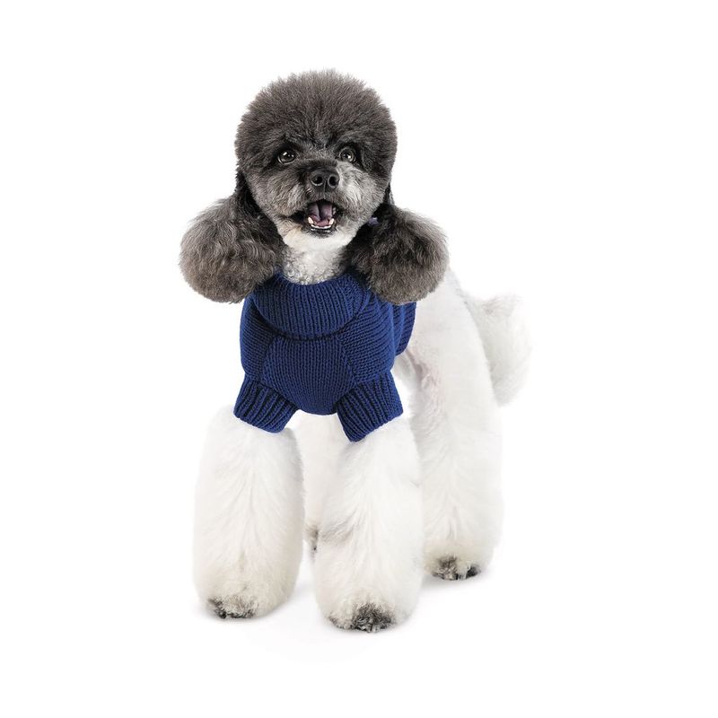 Stickad Hundtröja Sam Blå