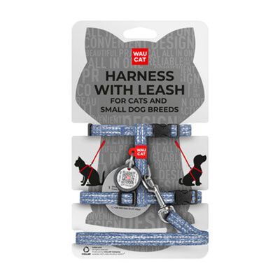 WAUDOG Re-Cotton Kattsele Valpsele med koppel