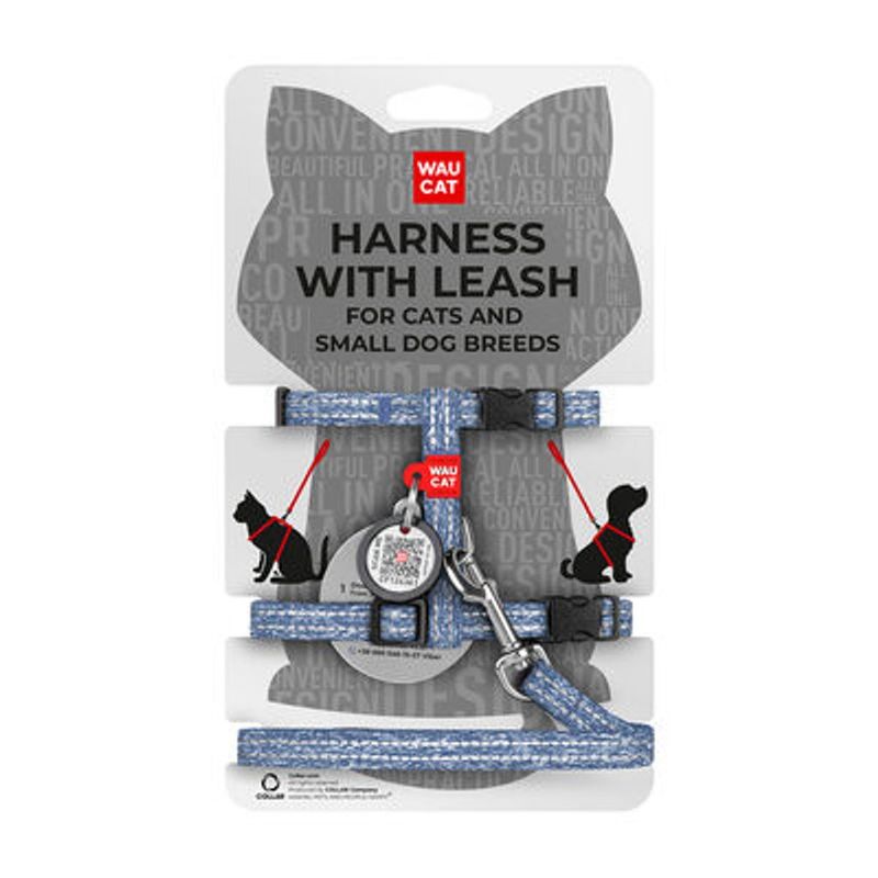 WAUDOG Re-Cotton Kattsele Valpsele med koppel