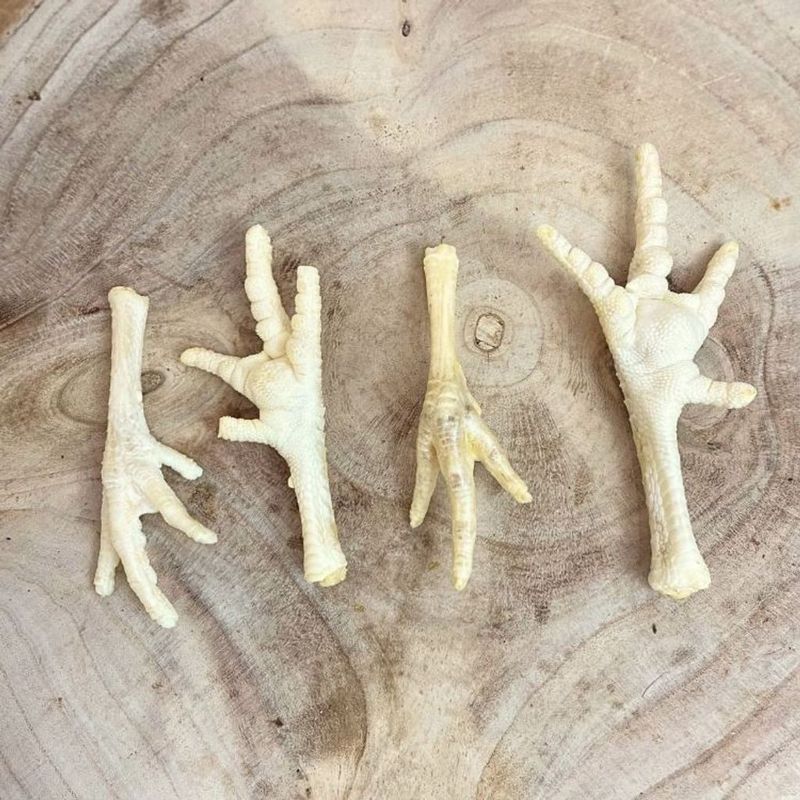 Puffade Kycklingfötter