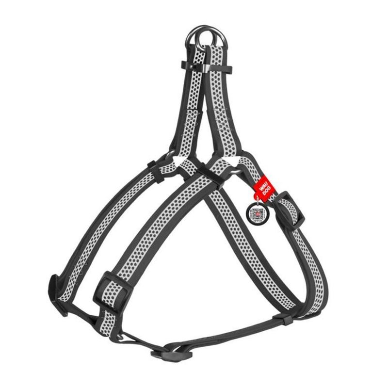 WAUDOG Waterproof Sele Quickrelease med Reflex