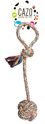 Repboll med Handtag Hundleksak