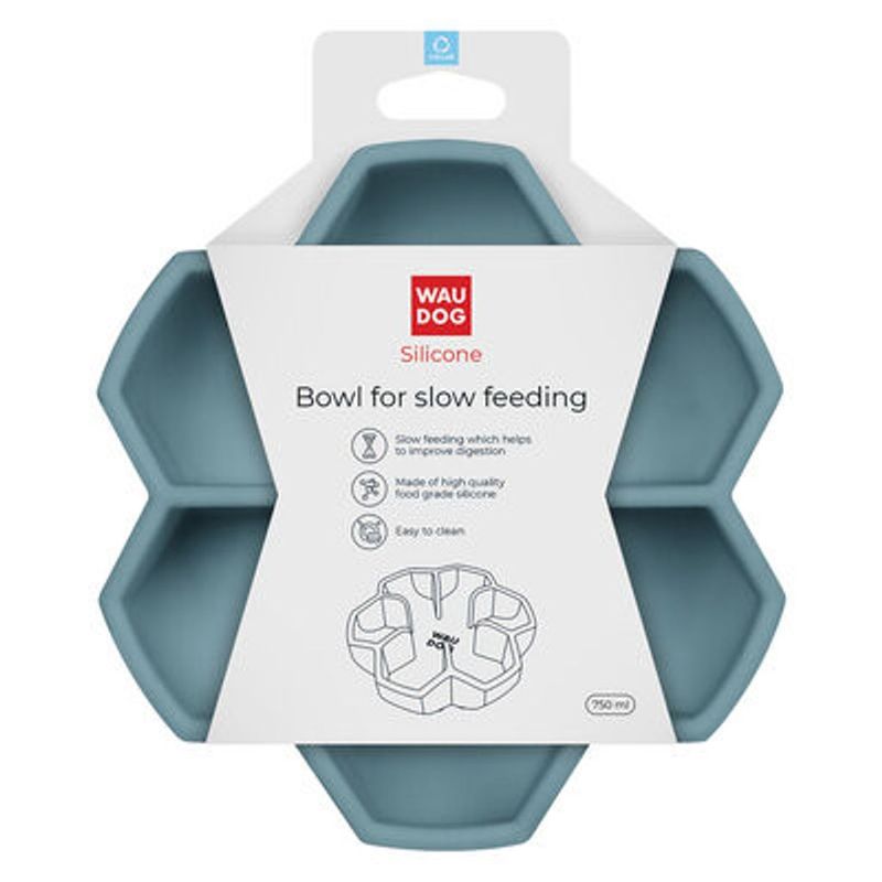 WAUDOG Slowfeed skål Silikon