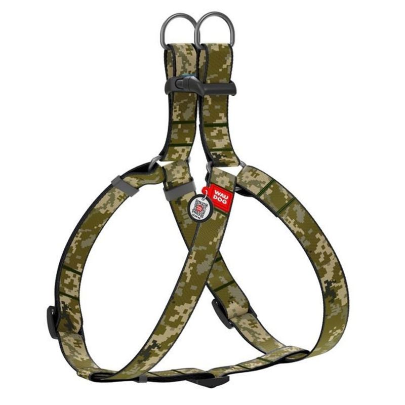 WAUDOG Hundsele Kamouflage med Smart-ID bricka
