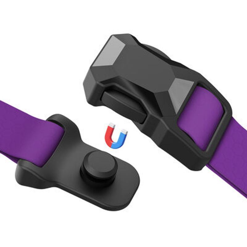 WAUDOG Waterproof Hundhalsband Magnetiskts lås Lila