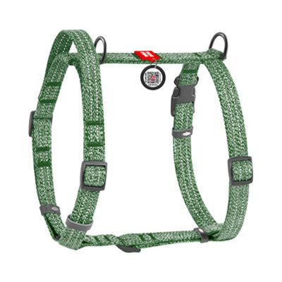 WAUDOG Re-Cotton H-Sele med Handtag Grön