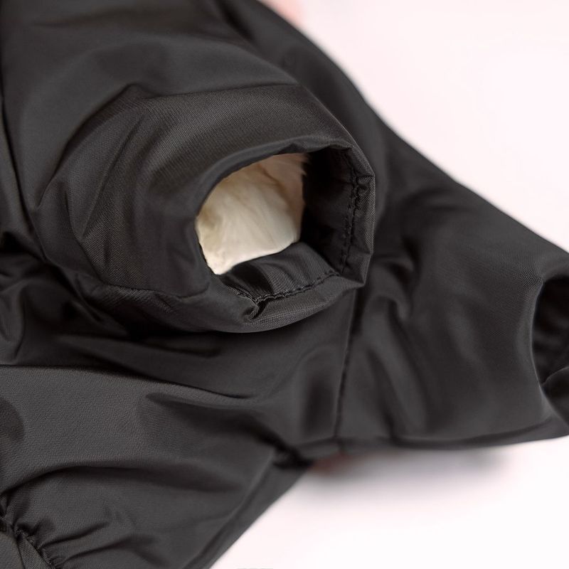 Hundjacka Mery med fuskpäls Sele