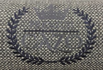 CAZO Hundbädd Premium Svart Läder & Tweed